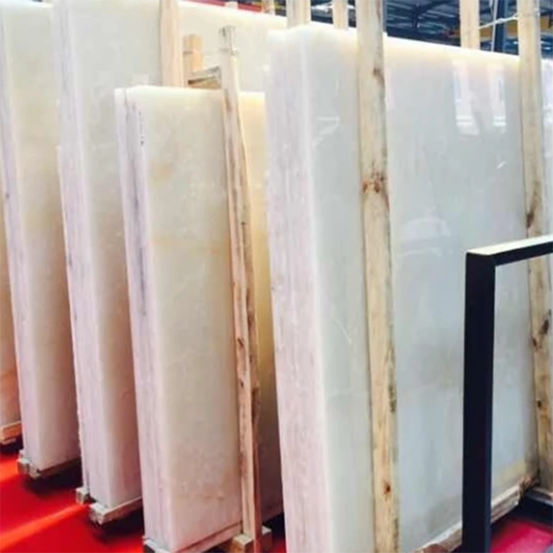 White Onyx Stone Vanity Top Cabinet For Bathroom& Home White Onyx Stone Vanity Top Cabinet For Bathroom& Home