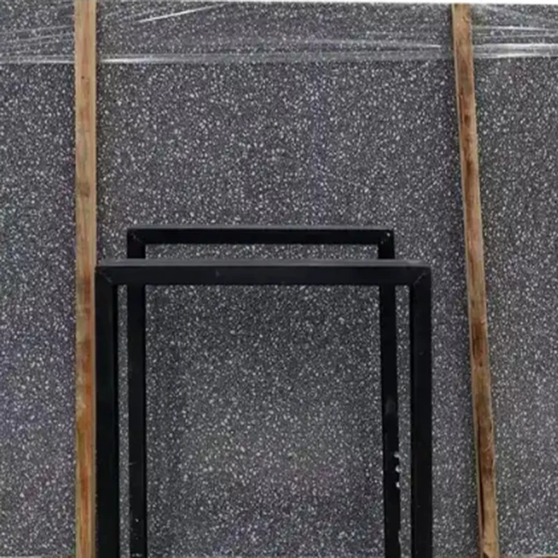 Black Terrazzo Slab Tiles For Bathroom