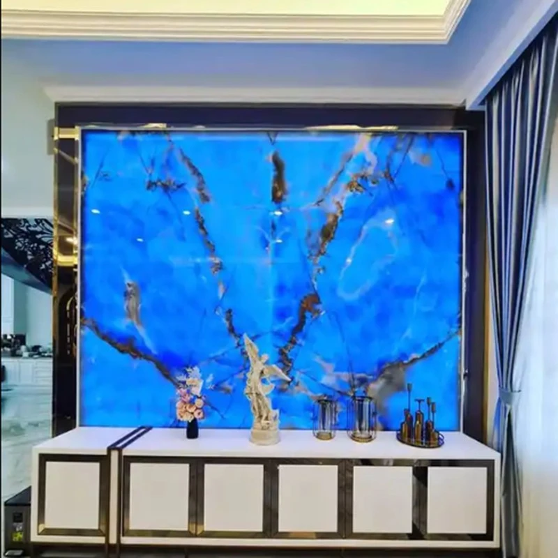 blue onyx stone slab