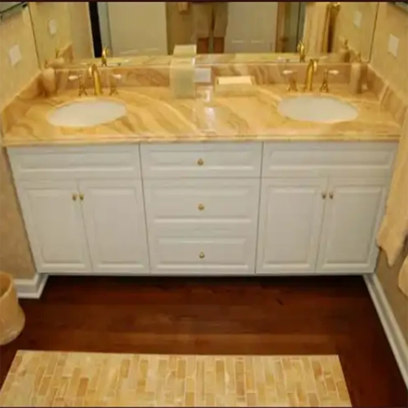 yellow onyx slab countertop