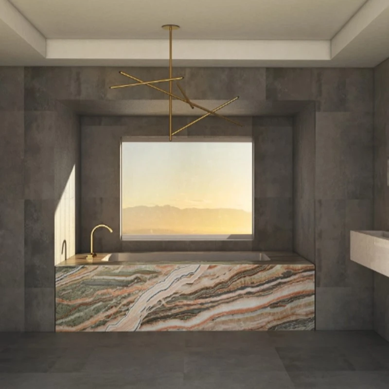 rainbow onyx slab countertops