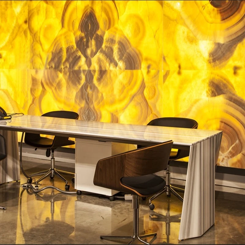 honey onyx slab countertops
