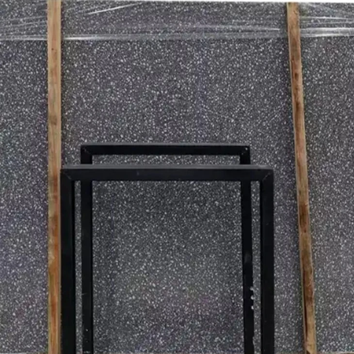 Black Terrazzo Slab Tiles For Bathroom