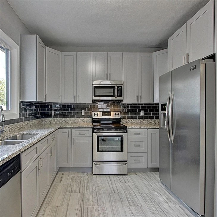 shaker style kitchen grey