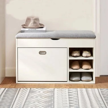 White Shoe Cabinet