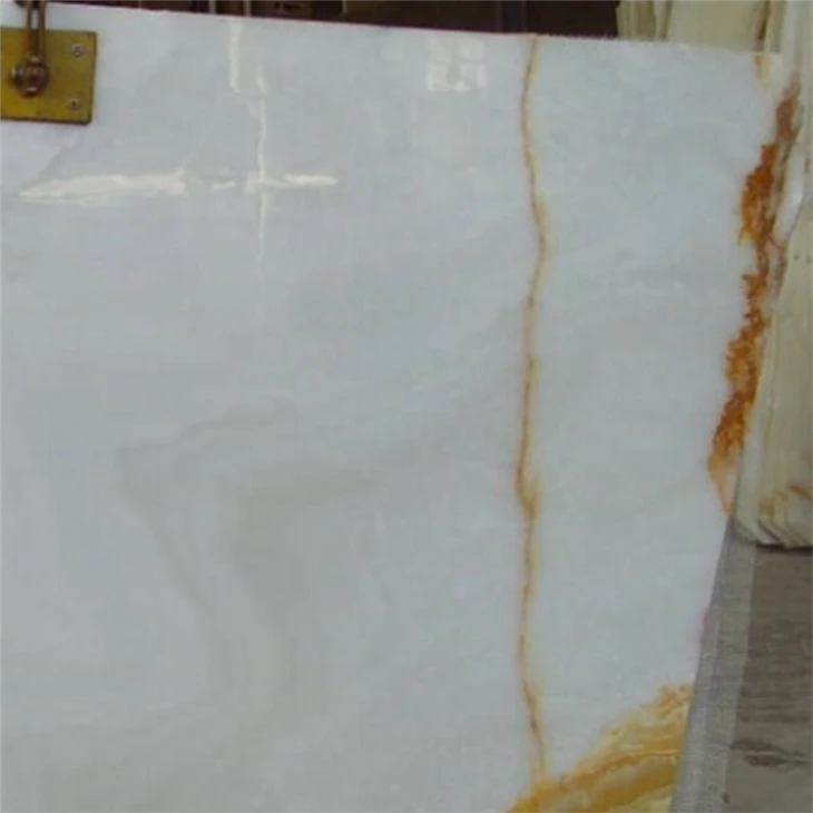 White Onyx Stone Vanity Top Cabinet For Bathroom& Home