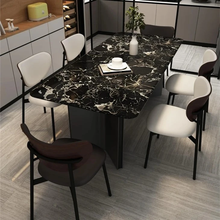 Black Rose Marble Table