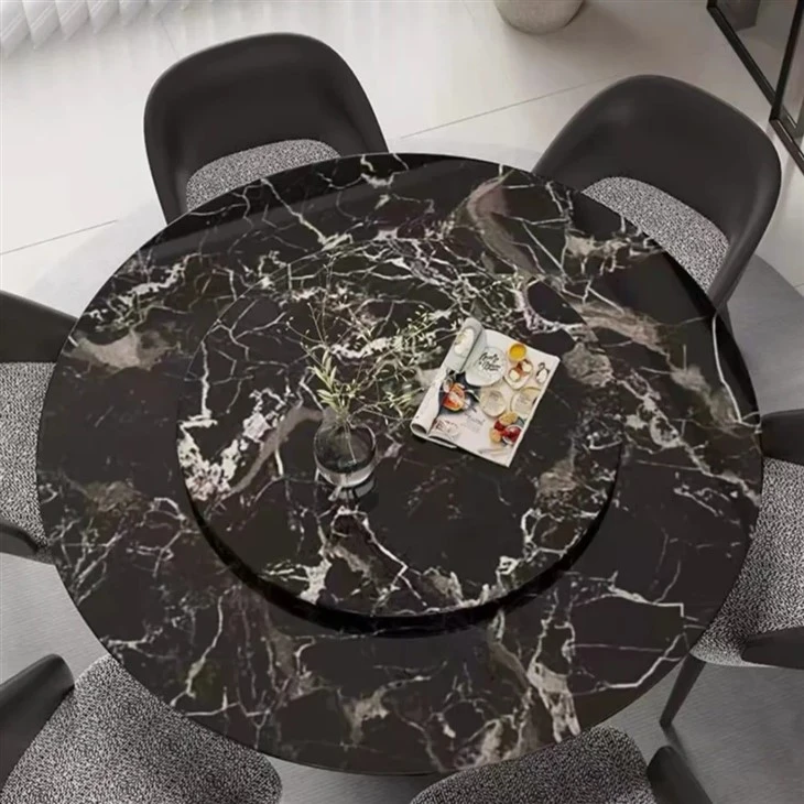 Black Rose Marble Table