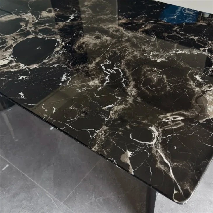 Black Rose Marble Table