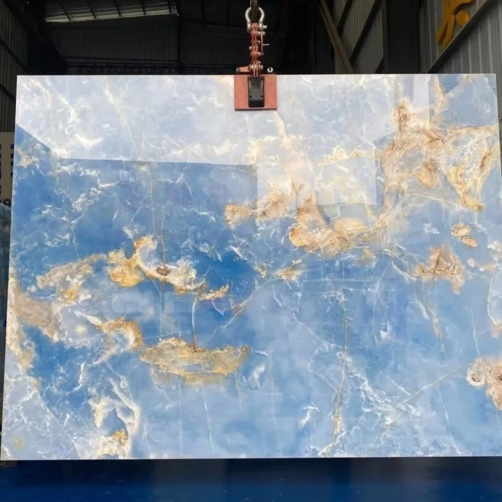 Blue Ice Jade Stone Slab