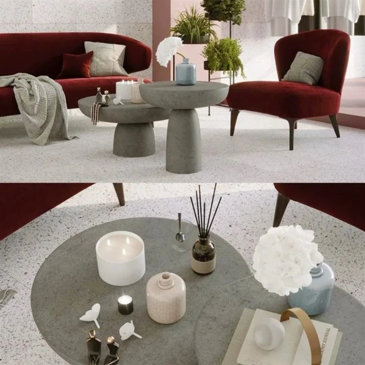 Dream Paris - Pink Green Terrazzo