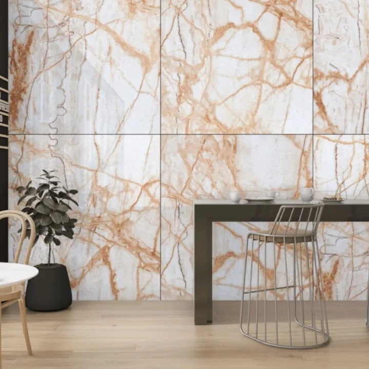 Golden Spider Marble