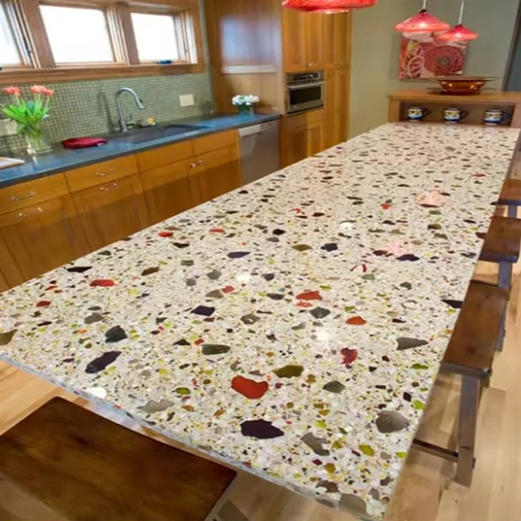 Golden Terrazzo Slab