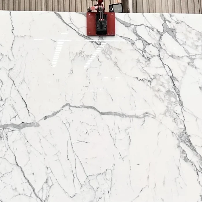 Italian Snowflake White Marble