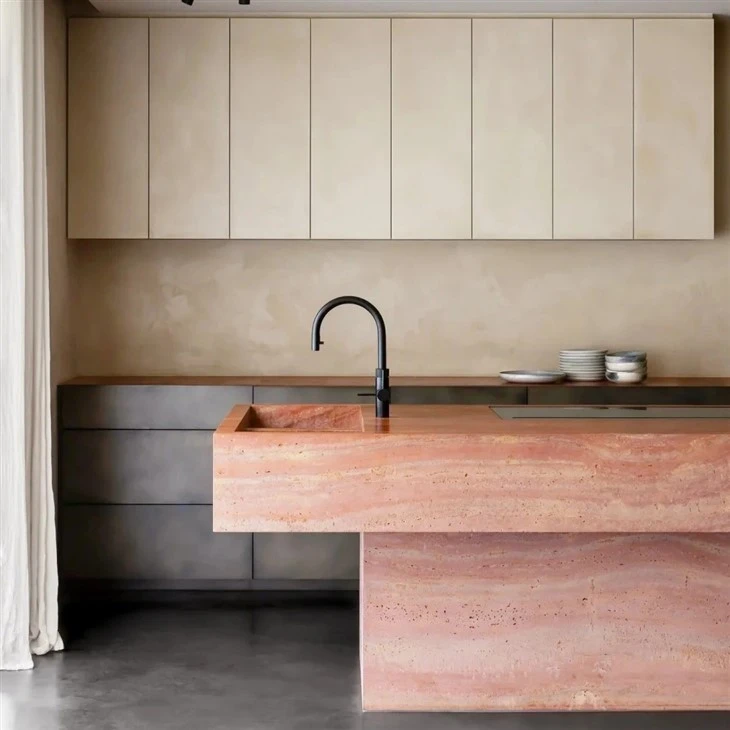 Pink Travertine