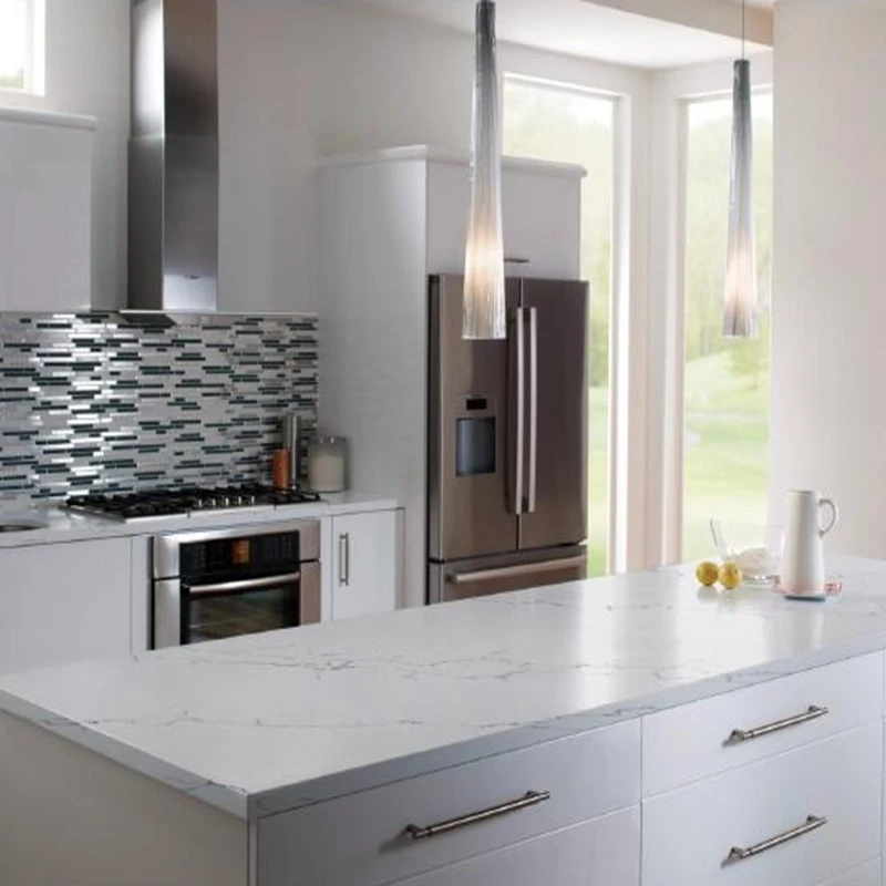 Volakas White Quartz Slabs Volakas White Quartz Slabs