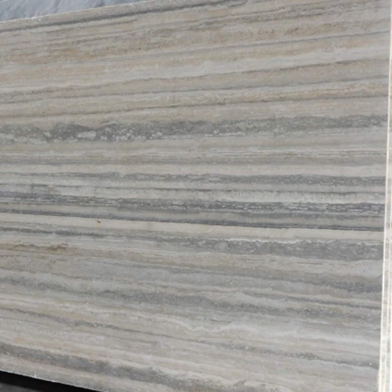 Blue Silver Travertine Slab