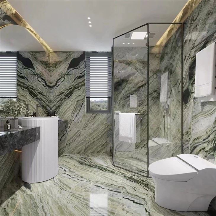 Sagano Vibrant Green Marble