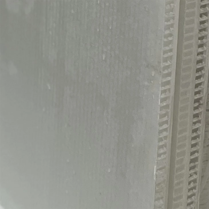 Snow White Composite Plastic Honeycomb