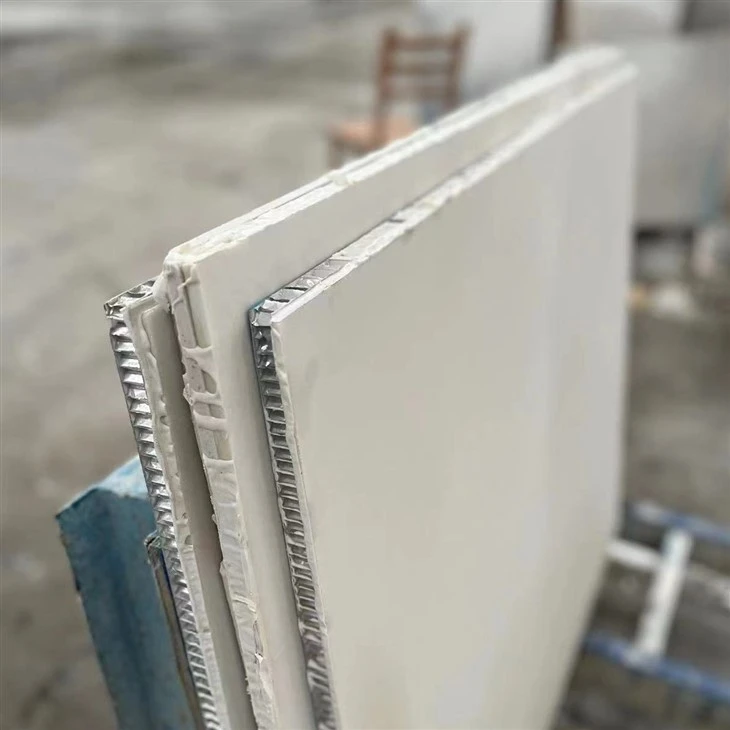 White Marble Composite Aluminum Honeycomb