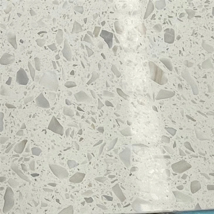 White Terrazzo Composite Aluminum Honeycomb Countertop