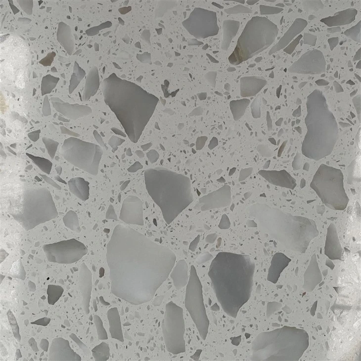 White Terrazzo Composite Aluminum Honeycomb Countertop